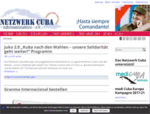 Tablet Screenshot of netzwerk-cuba.de